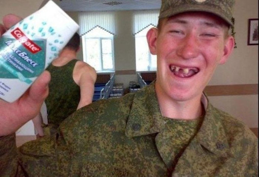 šťastný russký vojak